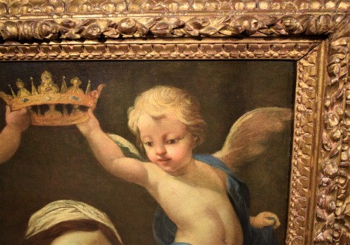 Vierge à l'Enfant et anges - École émilienne du "Correggio" - Louis XIII